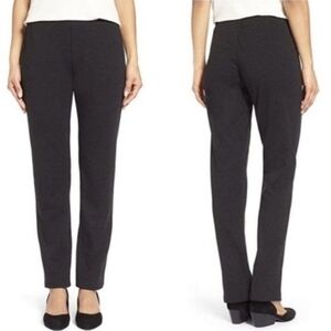 Eileen Fisher Viscose Stretch Ponte Slim Pants